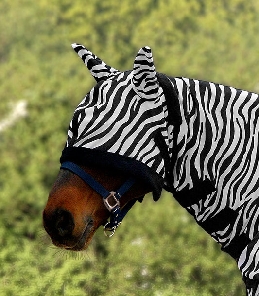 Fliegenmaske Zebra