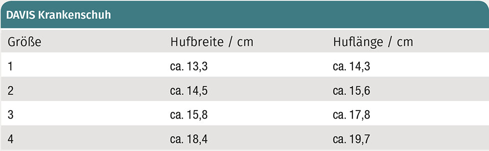 DAVIS Krankenschuh, Stück