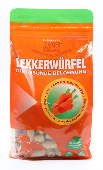 Lekkerwürfel  mit echten Karotten